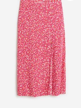 H&M Pink Floral Maxi Skirt